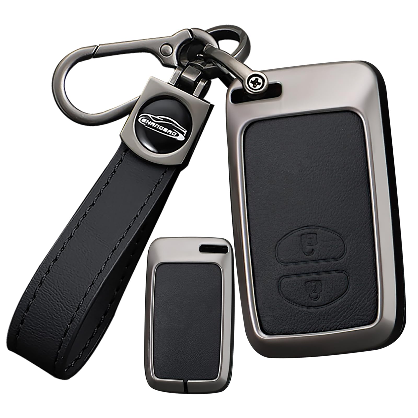 

Toyota Smart Key Case, Key Holder, Toyota, Prius, PHV, Aqua, 86, Mark X SAI, Compatible with genuine car чёрный