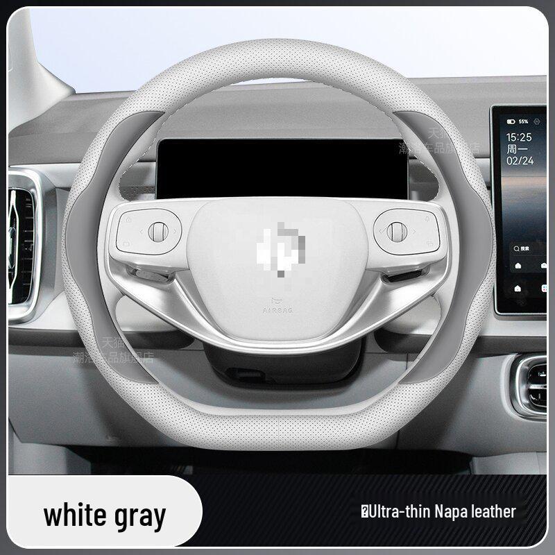 Vlastní potah volantu z pravé kůže pro modely Leapmotor B10/2026 v barvě Star Heng Purple