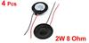 uxcell Internal Magnet Multimedia Magnetic Metal 8 4pcs Speakers, Speakers, Type, Shell, Round, 2W, Ohm,