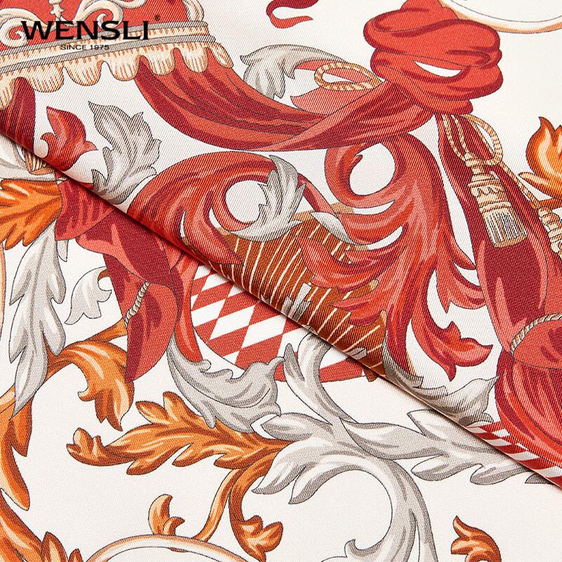WENSLI Versailles Palace Mulberry Silk Scarf