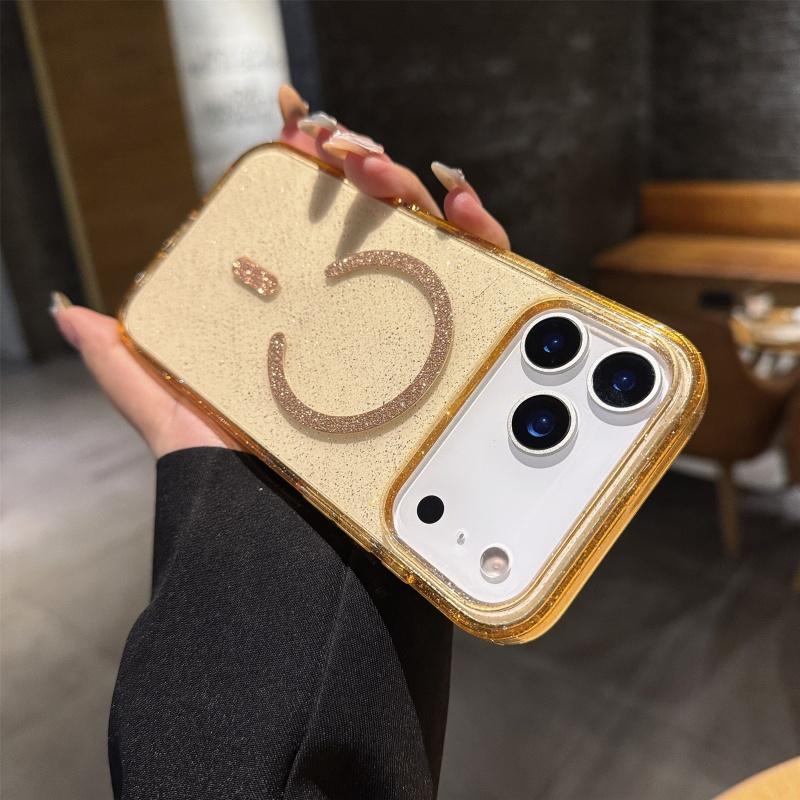 Luxury Bling Diamond For Magsafe Case for iPhone 17 Air 16 15 14 Plus 13 Pro Max Clear Shockproof Soft Cute Glitter Magnet Cover