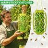 Piège à guêpes suspendu d'extérieur Attrape-insectes avec conception de cage en plastique durable pour un contrôle efficace des nuisibles et un entretien facile