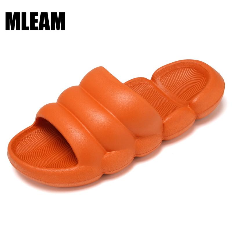 

Summer Men Fashion Slide Slippers Womens Solid Color Casual Home Slipper Couples Mens Eva Bathroom Non-Slip Shoes Beach Slides
