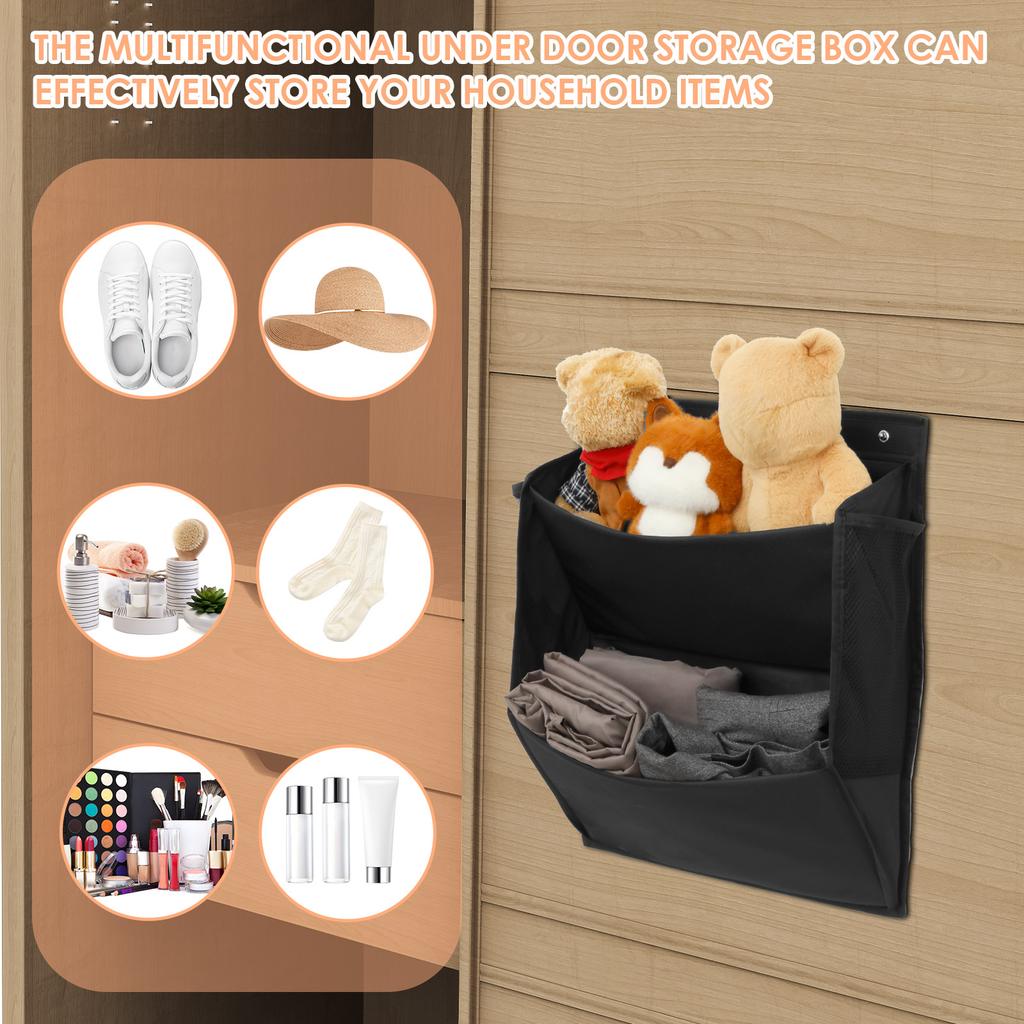 2 Stück Wohnmobil Schuhaufbewahrung mit Klebeband Wandmontage Schuhorganizer mit großer tiefer Tasche für Camper Schmaler Platz Schrank