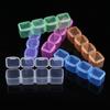 Plastic 28 Grids Empty Storage Box Nail Art Rhinestone Jewelry Beads Display Case Organize