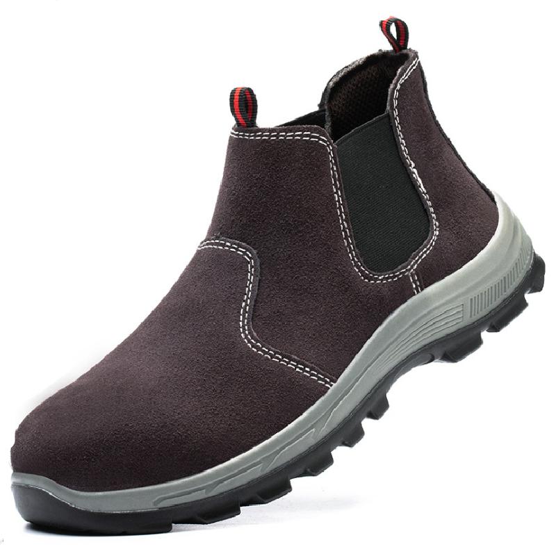 Неразрушимые кроссовки мужские рабочие туфли роскошные защитные туфли мужские — фото 4