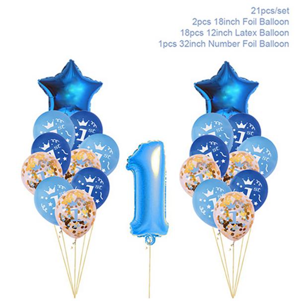 1 year birthday balloons