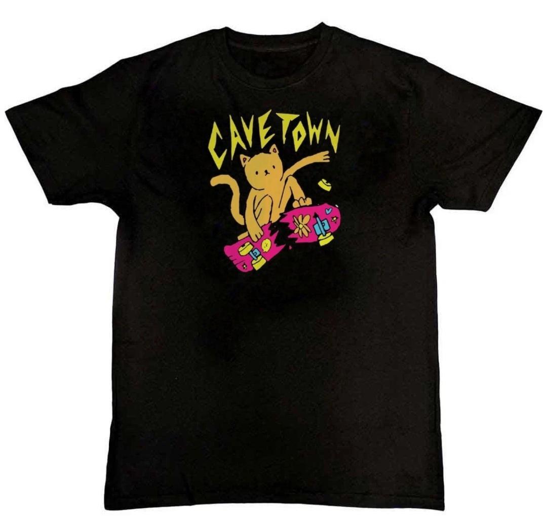 Cavetown Skateboard Cat Concert Tour Graphic Mens T-Shirt S-4XL XL
