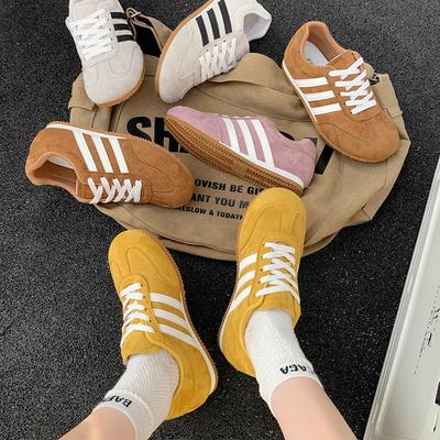 Leder Damen neue Frühling und Sommer flachbodige Damenschuhe vielseitige Sport- und Freizeit-Board-Schuhe