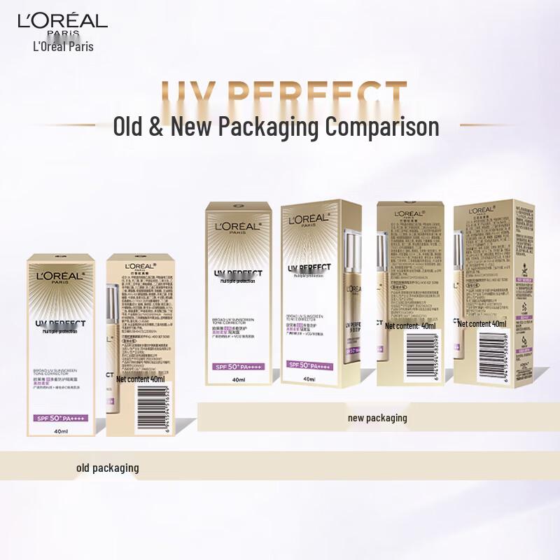 L'Oréal UV Defender Crema Solare Sbiancante con Tonalità Viola SPF50+ PA++++