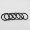 30mm Double Layer All-Black Electrophoresis Keychain Ring