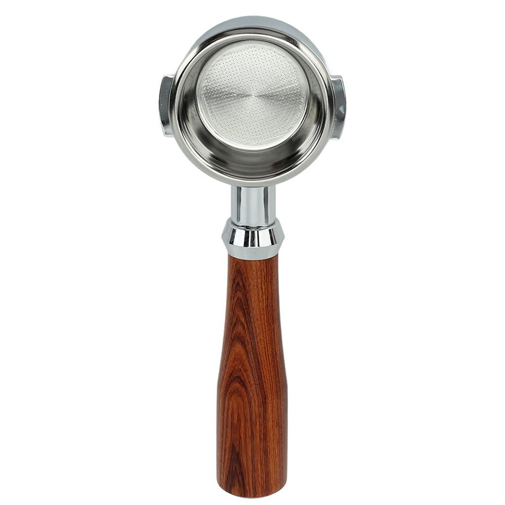 Coffee Portafilter, Handheld Coffee Portafilter, Bottomless Portafilter, Improved Extraction, Aluminum Alloy, Easy To Clean, 58mm, Coffee Supplies