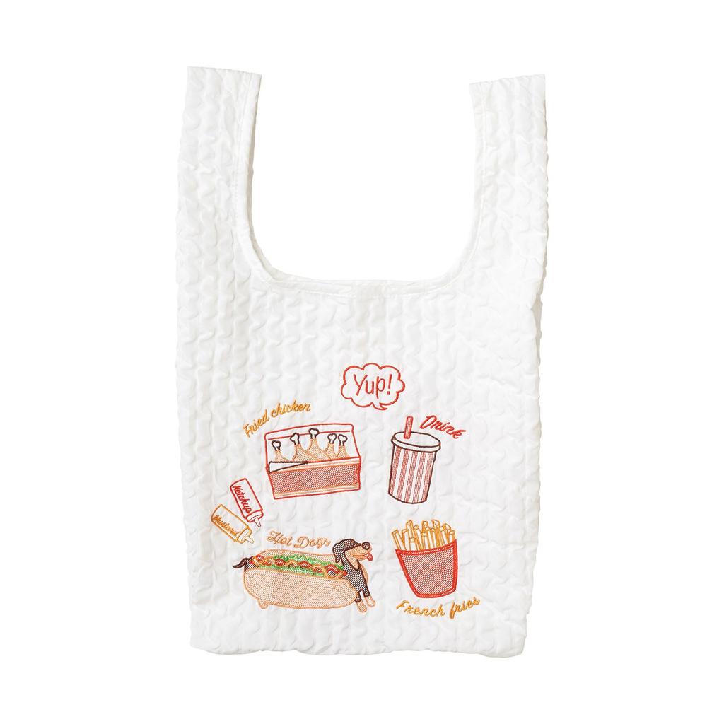 Marushin Fast Food Eco with Storage 0585014100 Yup! Bag, Funny, Foldable, Pouch,