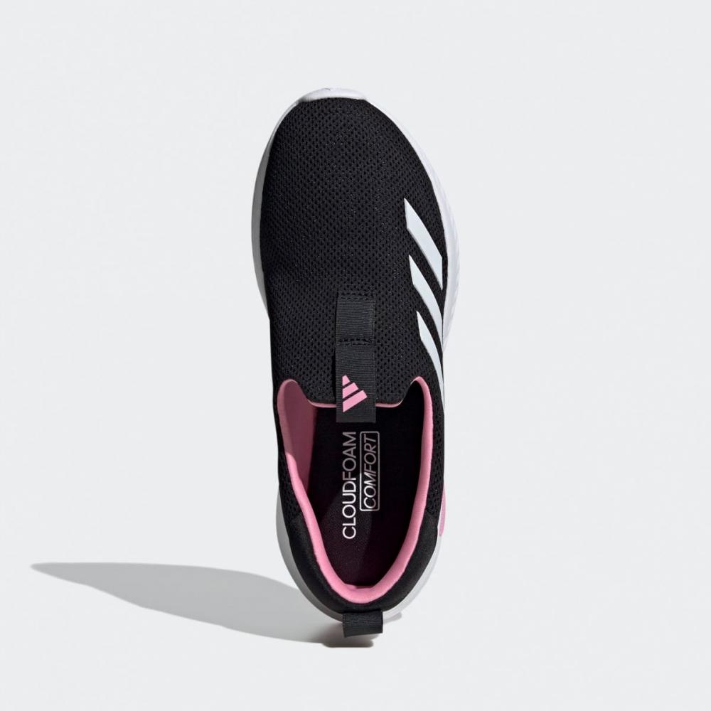 Adidas Cloudfoam Moose Lounger Id6516 Cblack Ftwht Blipnk