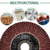 1pc 4.5 Inch Flap Discs 40 60 80 120 Grit Grinding Discs 4 1/2 Assorted Sanding Grinding Wheels,Aluminum Oxide Abrasives,Grind