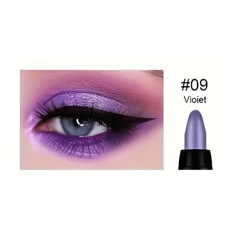 Multi-Color Glitter Eyeshadow Stick Pearl Highlighter Matte Waterproof Glitter Stick Eyeshadow Pen  8pcs