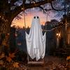 Décoration Fantôme Suspendu Halloween Décoration à Bascule Lumineuse Grand Pendentif Oscillant Effrayant sur A pour Jardin Extérieur Cour Porche Arbre