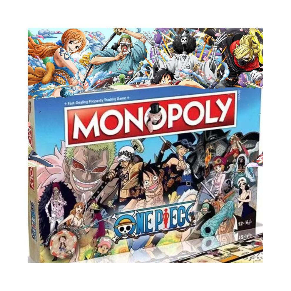 One Piece Monopoly Board Role Playing Games Card Puzzle Game Team Collaboration