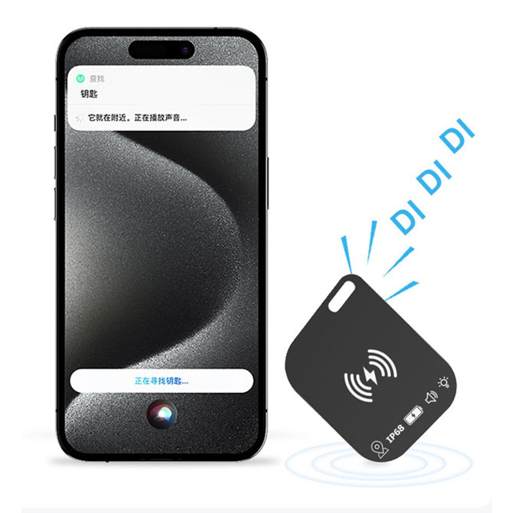 Ultra Slim Airtag Tracking Card Wireless Charging Smart Tag GPS Locator Anti-Lost Wallet Tracker Cards for Apple Find My Device