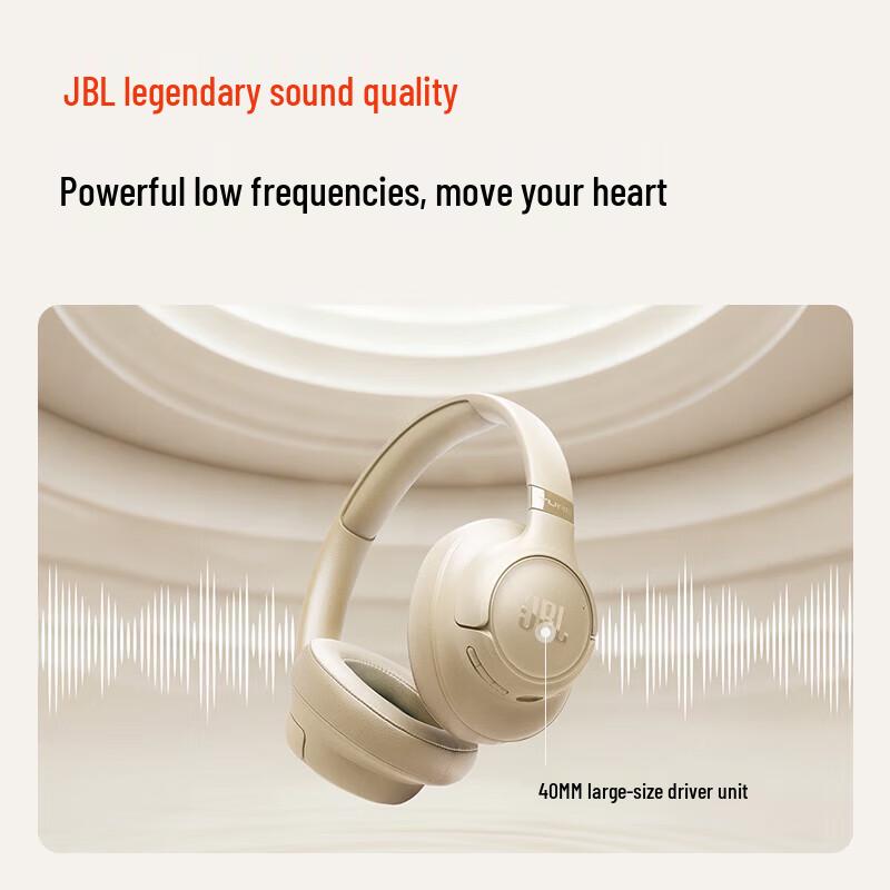 JBL TUNE 730BT Over-Ear Wireless Bluetooth Headphones