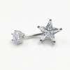 925 Sterling Silver Belly Button Rings Navel Rings Sterling Silver Belly Rings Belly Piercing Jewelry Big Star