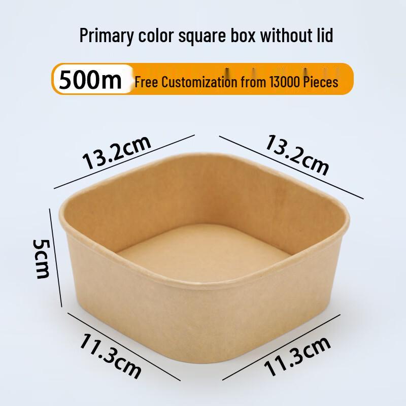 Jing Zhifeng Disposable Square Fruit Packaging Boxes