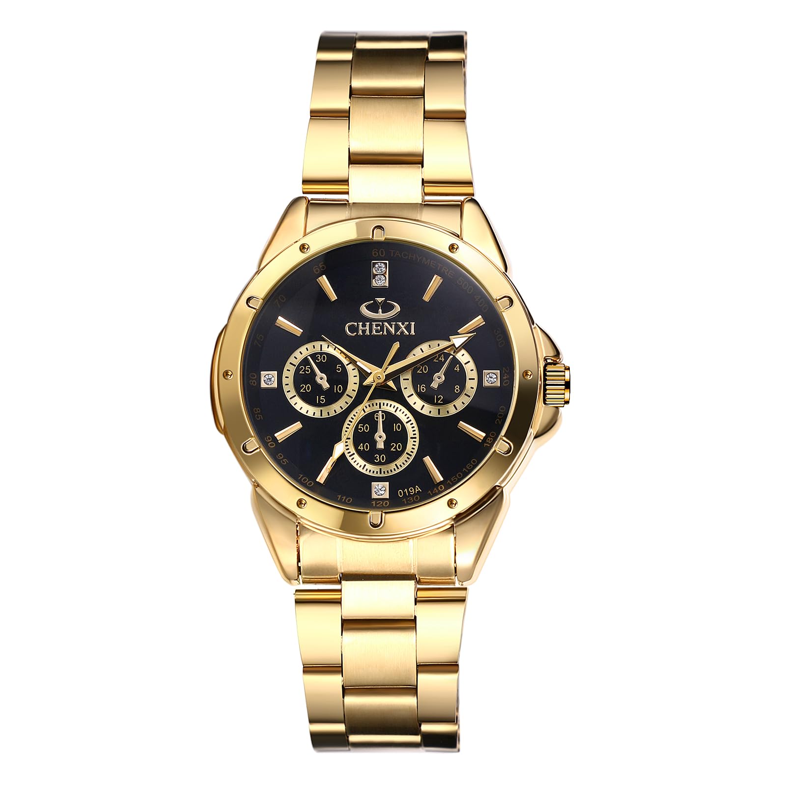 

Women s Stainless Steel Waterproof Watch in Gold: Analog Display, Quartz Movement, Small Seconds Display, Cute Leisure, Business, Fashion Accessory -