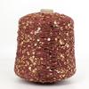 Hand-Knitted Bright Cotton Yarn with Sequins, 3MM+6MM, Combed and Fancy