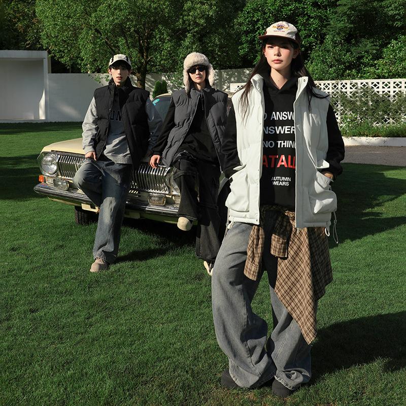 Printable logo2025 new vest men's cotton vest vest vest thermal vest youth sleeveless sports jacket men