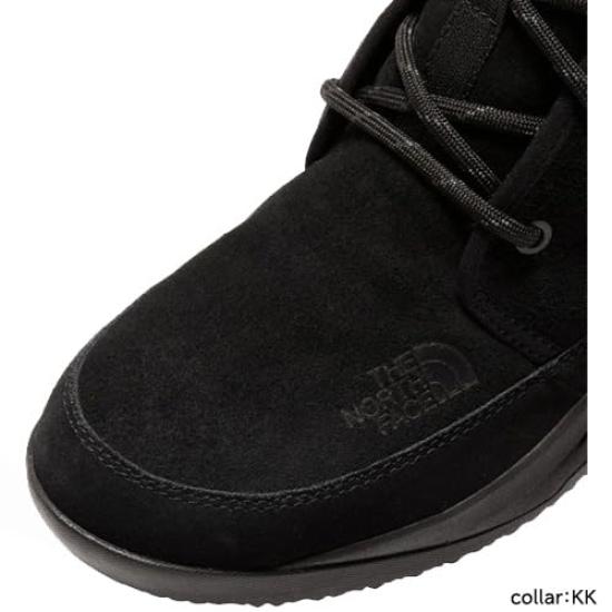North W Nuptse Chukka WP Suede TNF Black 7 [The Face] Black/TNF