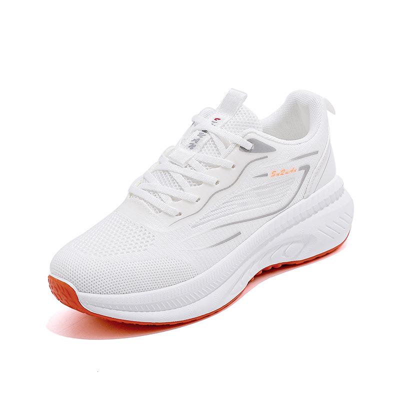 2025 spring new Korean version breathable fly-woven women's shoes ins tide student running sports shoes women's casual shoes K2515
