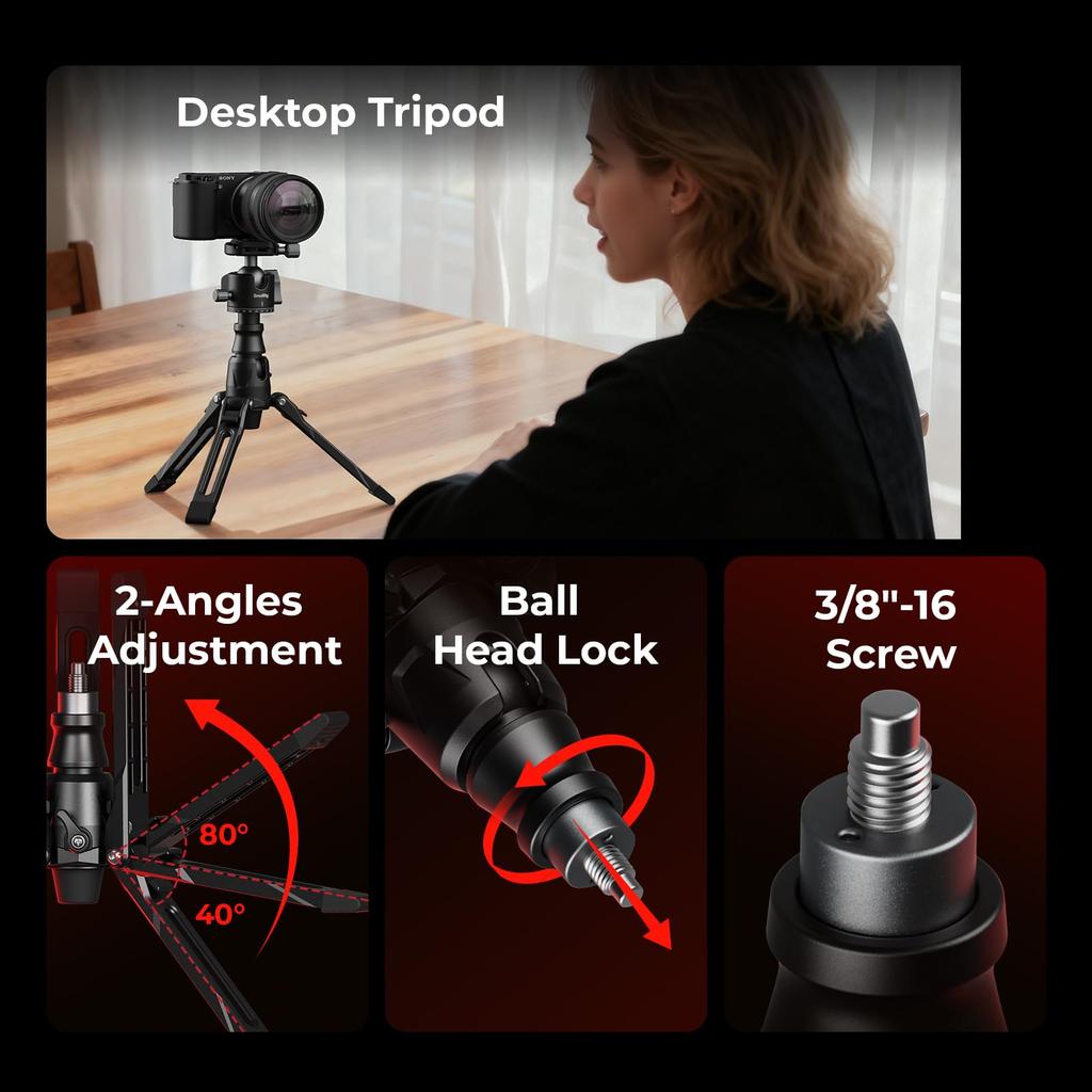SmallRig Camera Carbon Compact Camera Folds Down To Weight Height Maximum Load Capacity Ball 5564 166.5cm Monopod, Fiber, Monopod, 68cm, 1.72kg,