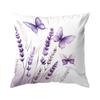 Butterfly Lavender Cushions Pillowcase Printed Polyester 45X45Cm Throw Pillow Cover Decorative Sofa Bed Cushions Pillowslip