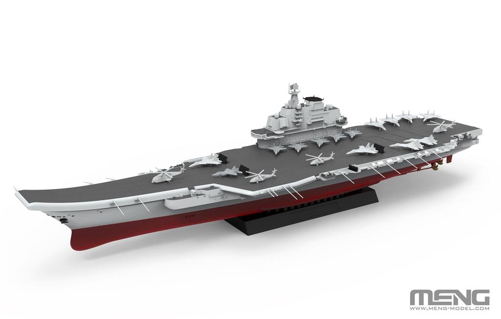 Meng Model Chinese Navy Aircraft Carrier Liaoning Plastic Model MPS010 1/700 (Ship)