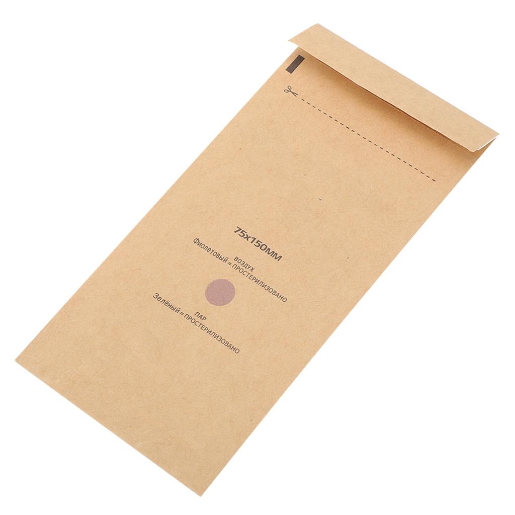 100Pcs Disposable Sterilization Cosmetics Nail Tool Bag Disinfection Machine Accessory75x150mm