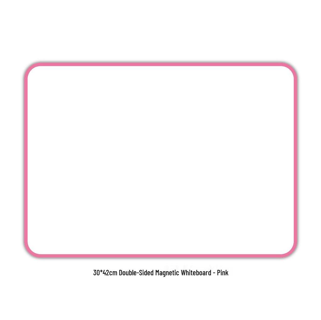 Double-sided Magnetic Desktop Whiteboard for Home & Office - Erasable Blackboard for Teaching & Children's Handwriting.