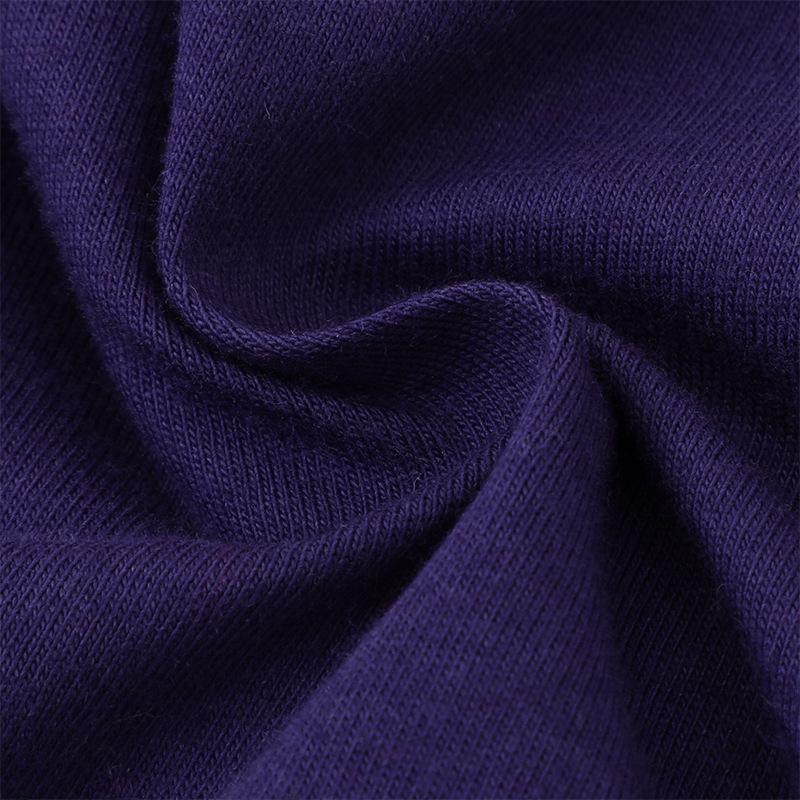Kurzärmliges A-Linien-Kleid aus Baumwolle für Mädchen mit bestickter Tasche