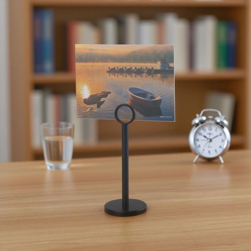 Removable Base Business Card & Table Number Holder for Weddings & Dining