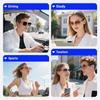 New AI Simultaneous Interpretation Smart Glasses Bluetooth 5.4 Sunglasses Glasses Wireless Call HIFI Music Anti-UV For Men And Women