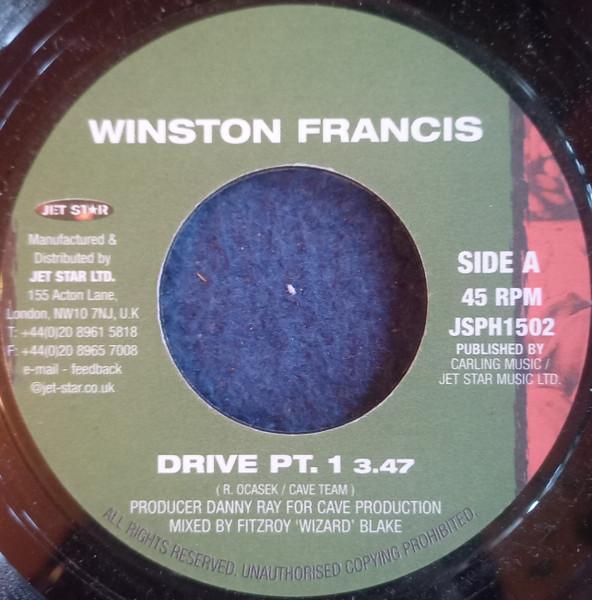 

7inch Record WINSTON FRANCIS Drive JSPH1502 Jet Star UK Reggae Ska Dub Used