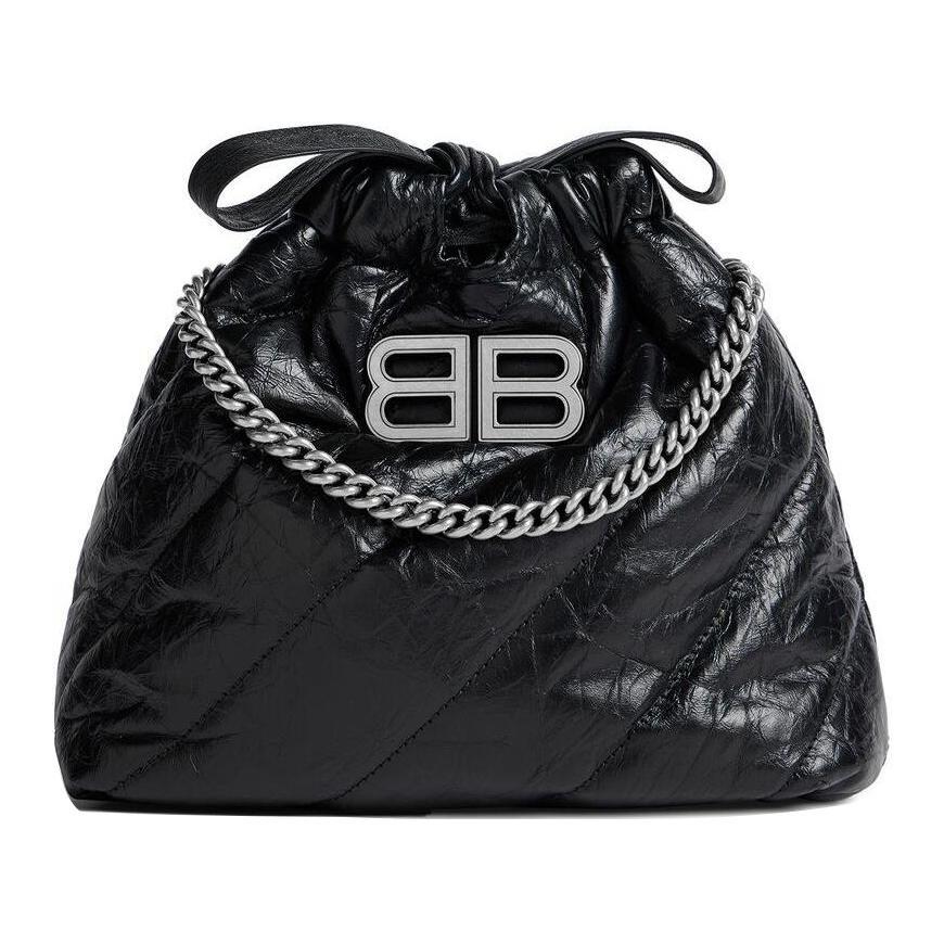 Balenciaga Crush Cow Leather Trash Bags