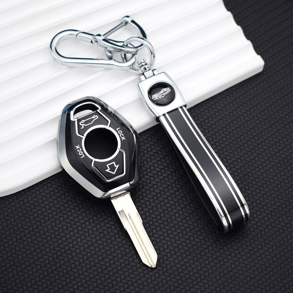Auto Shell Fob Keyless Holder For BMW 7 Series X3 X5 Z3 Z4 3 5 E38 E39 E46 E83 M5 325i TPU Car Remota Key Cover Case Keychain