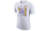 NBA T Shirts Men's White Crew Neck Moderate Straight Fit CV6111-100