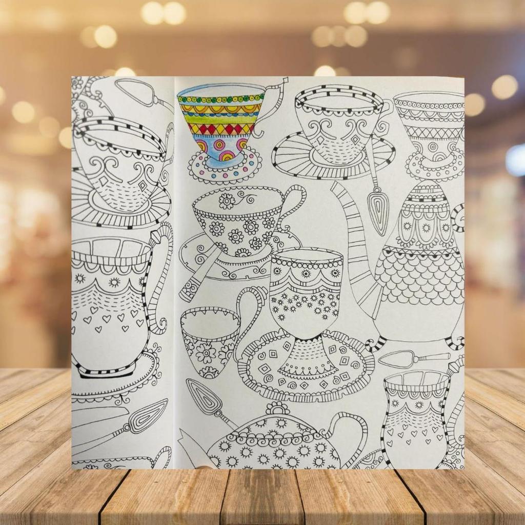 [USED] Extremely rare item from the Netherlands! Stylish coloring book for adults