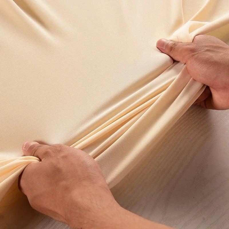 100x160cm Mléčné hedvábí Látka Elastická Pletená Podšívka Oblečení na jógu Měkká Velkoobchodní Látka Oděv pro DIY Šití Spandexový Materiál