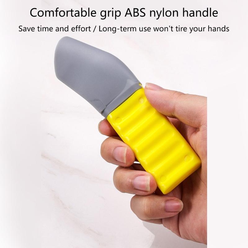 3 Pieces Precise Corner Scraper Set Featuring ABS Nylon Grip for Smooth Grouting on Various Surfaces Including Tiles and Exteriors