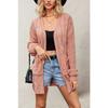 Winter Wind New Temu Hot-selling V-neck Twist Long-sleeved Loose Casual Sweater Jacket