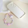 Stylish Floral Pearl Beaded Phone Lanyard for Women – Light Luxury, High-End Feel, Anti-Lost Chain