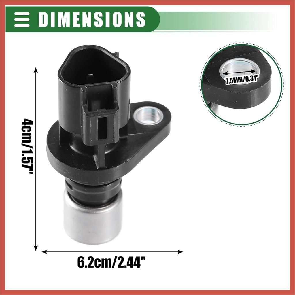 ACROPIX Engine Left Camshaft Position Sensor, Cam Position Sensor, for Lexus ES300 Base Sedan 4-Door 3.0L 2002-2003, ABS, NO.9091905054/4227203,