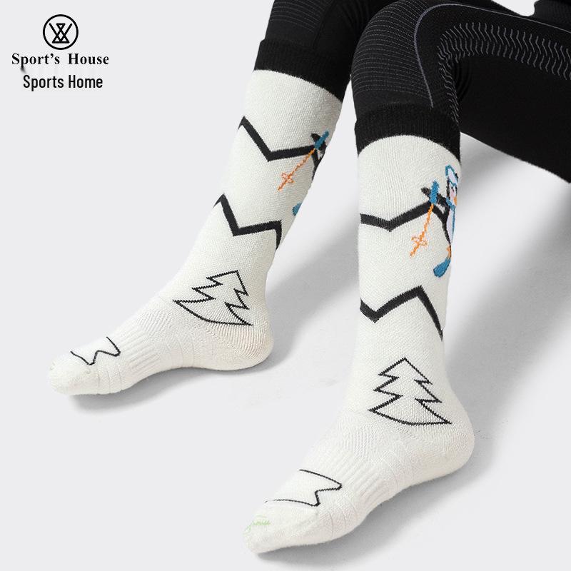 Sport's House Children's Winter Merino Wool Ski Socks